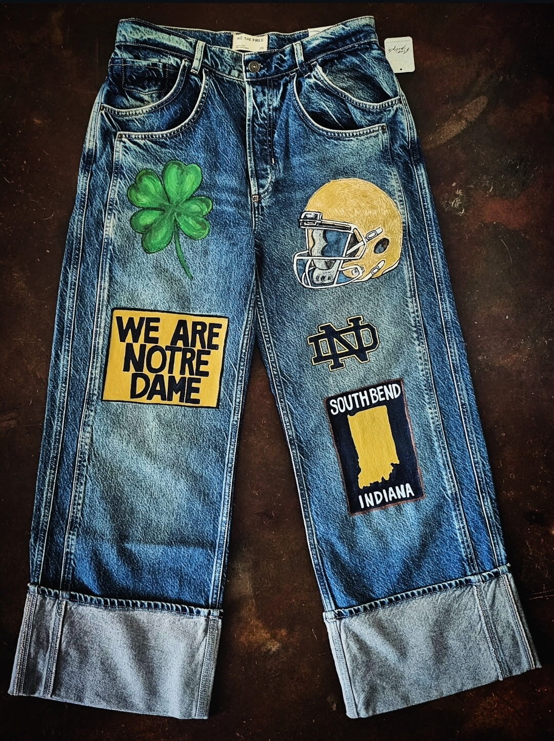 Notre Dame Linebacker Lounge Jeans