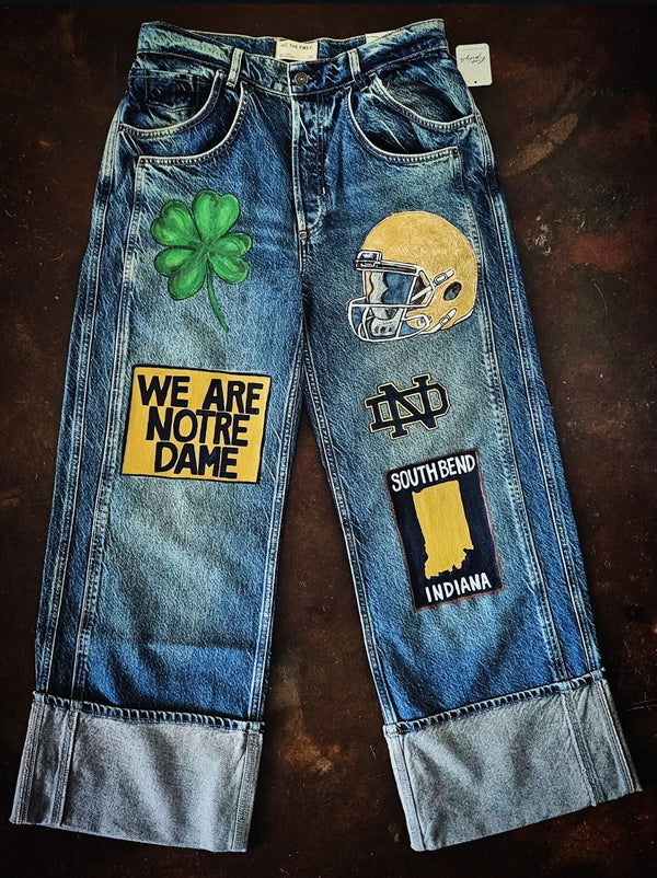Notre Dame Linebacker Lounge Jeans