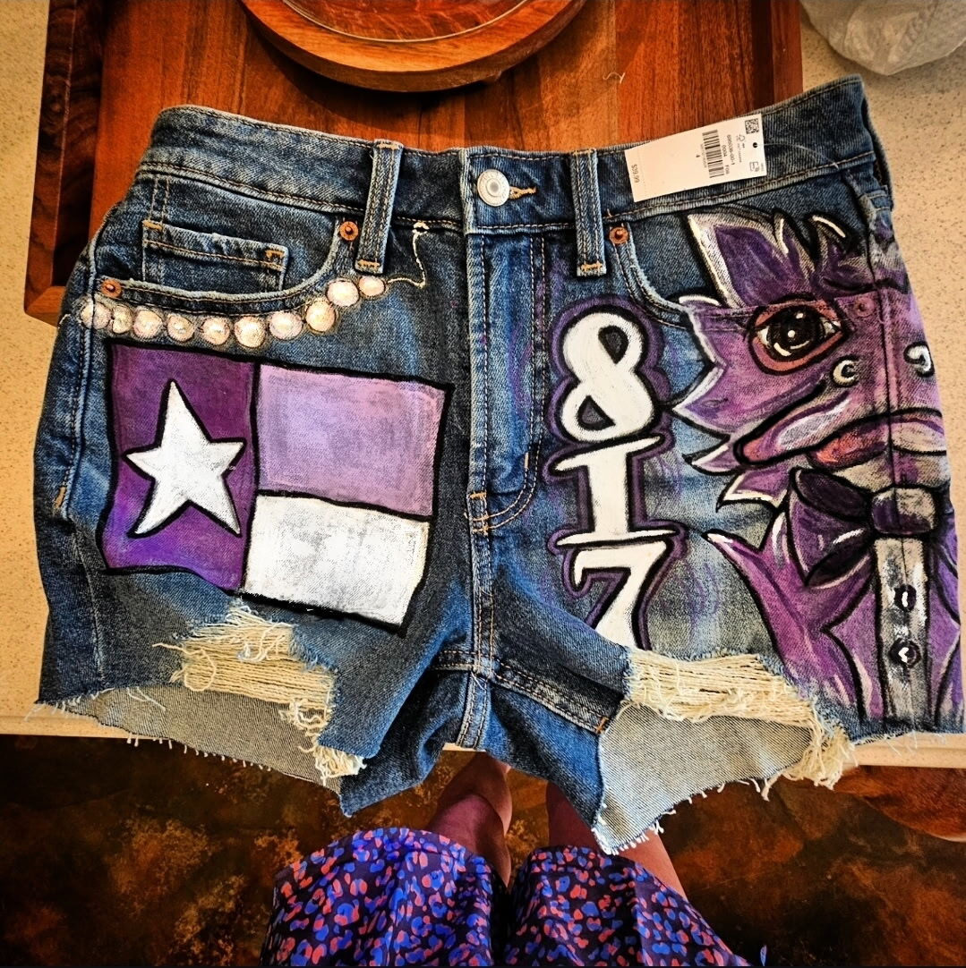 Texas Christian University Frog Shorts
